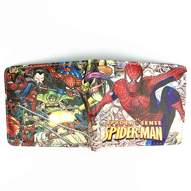Новое поступление, короткая Сумочка с изображением Человека-паука, Marvel, кошелек Гравити Фолз, кошелек для монет