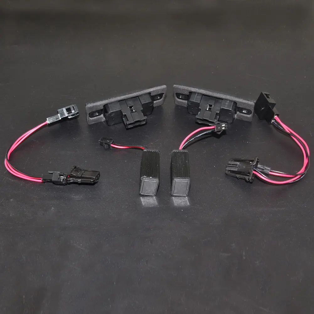 1 пара Canbus без ошибок белый 18SMD светодиодные номерные знаки для VW Touareg Tiguan Golf 5 Passat B5