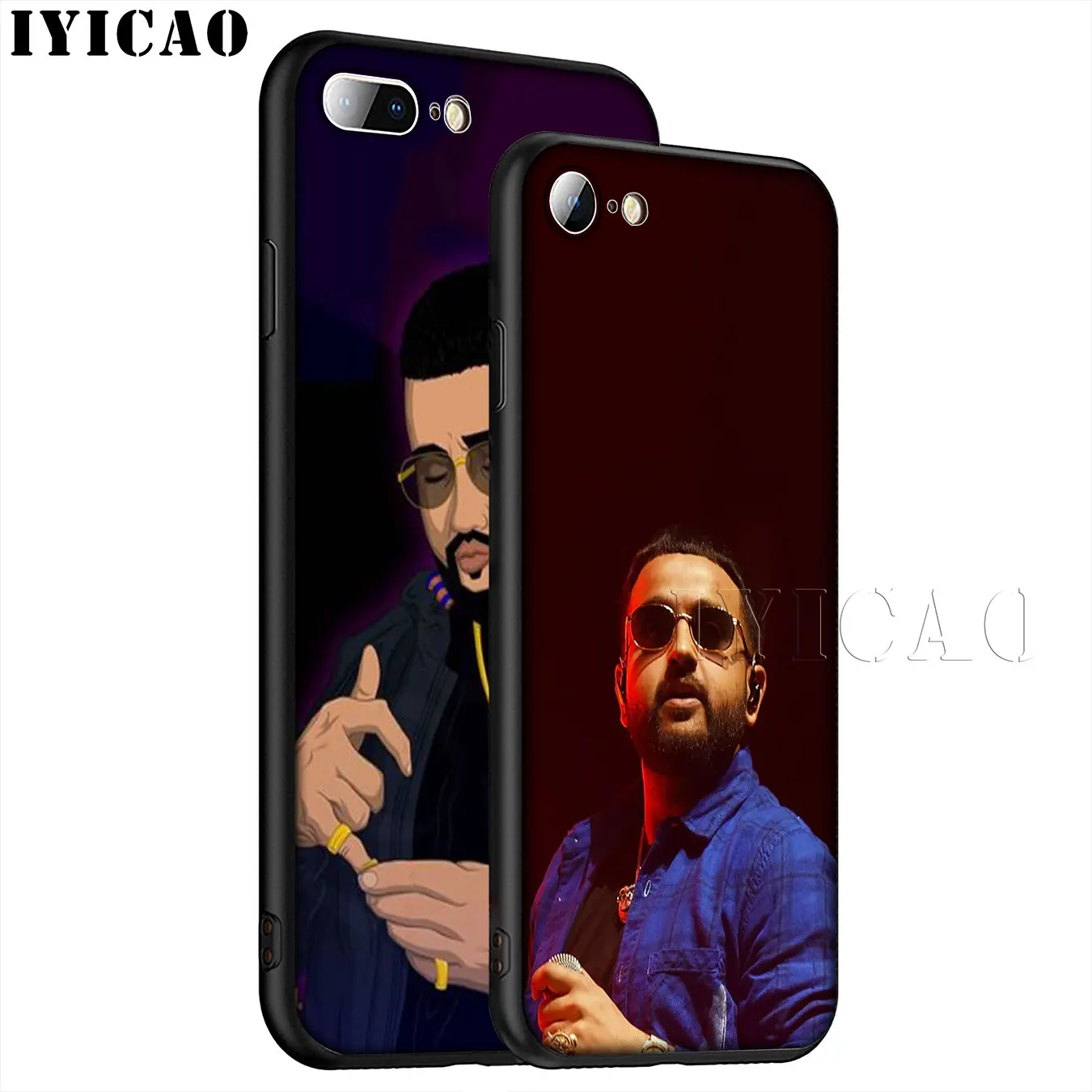 IYICAO NAV Soft Silicone Phone Case for iPhone XR X XS 11 Pro Max 6 6S 7 8 Plus 5 5S SE 10 TPU Black Cover |