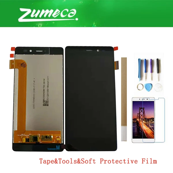 Высококачественный ЖК экран для Wiko Tommy + фотоэлемент замены черного цвета с