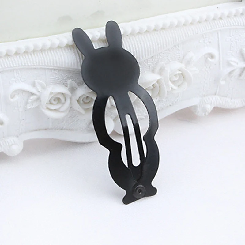 Rabbit Модные 2 шт./партия, распродажа, милые черные заколки для волос для девочек, аксессуары для волос - Цвет: Rabbit