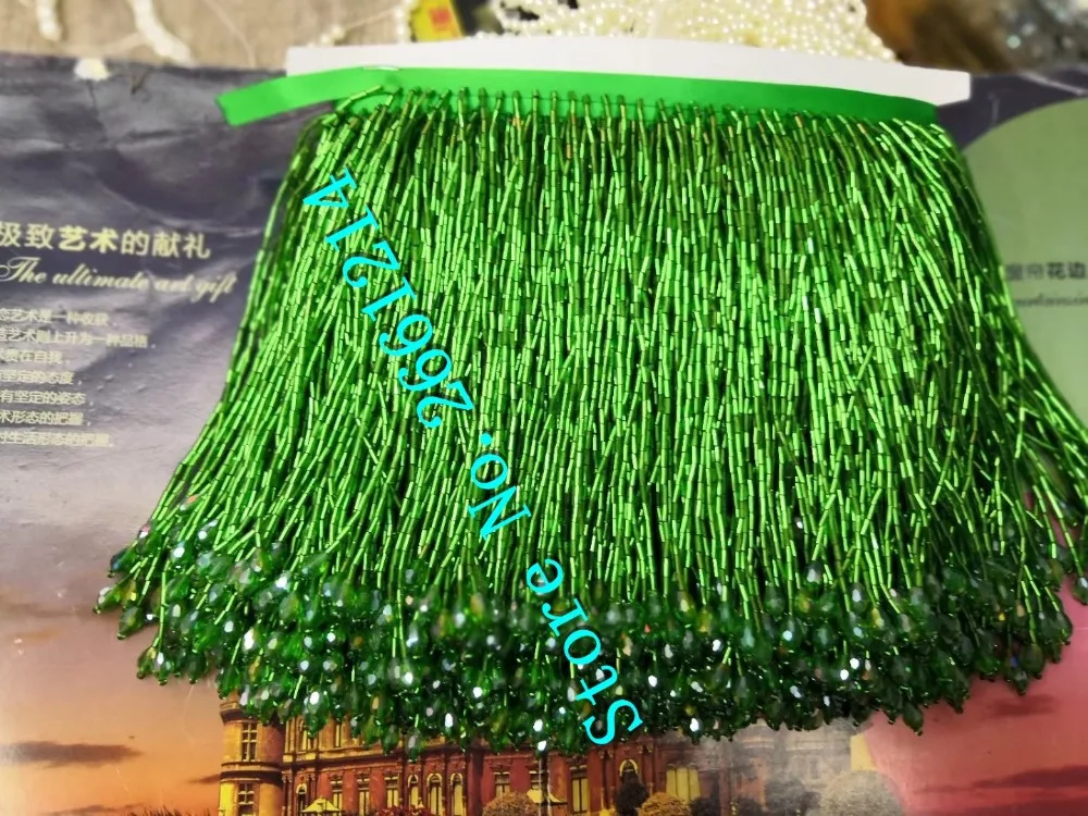 5 ярдов новое вечернее платье с бахромой из стекла одежда для танцев кружевные