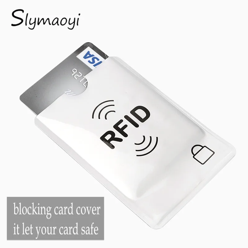 5 шт. антиrfid кошелек блокирующий считыватель замок держатель для карт Id Чехол