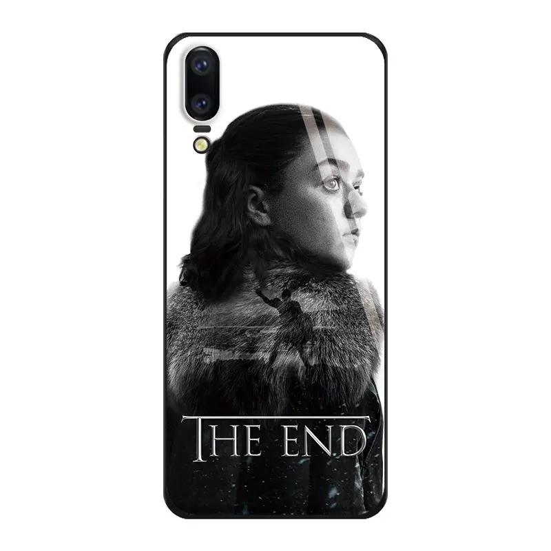 Arya Stark игра трона мягкий силиконовый стеклянный чехол для телефона huawei Honor V mate P 9 10 20 30 Lite Pro Plus Nova 2 3 4 5