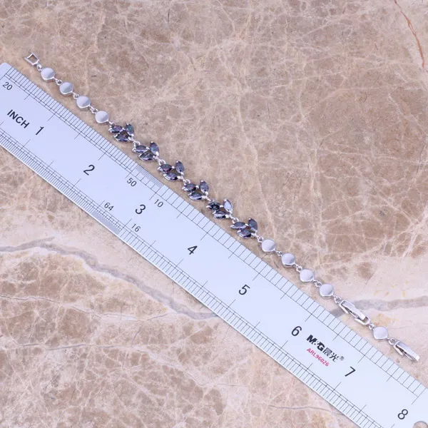 Браслет цепочка с серебряным покрытием 6 5 7 дюйма|chain bracelet|link chain braceletbracelet bracelet |