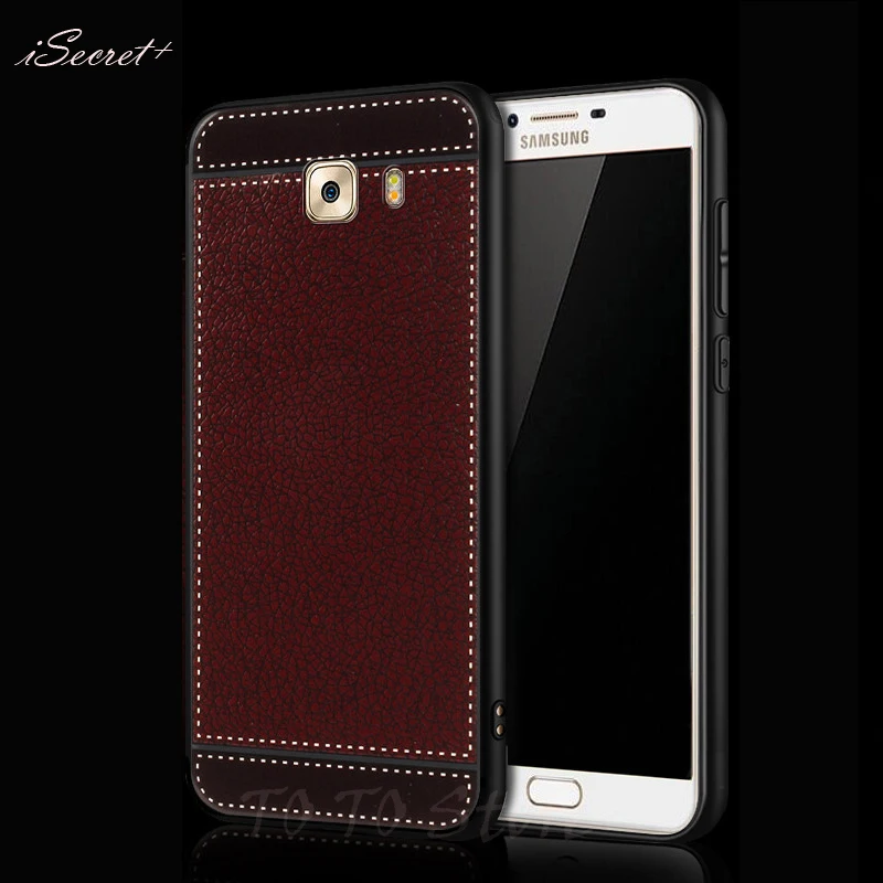 Для Samsung Galaxy C9 Pro чехол роскошный стильный кожаный узор Силиконовый ТПУ мягкий на