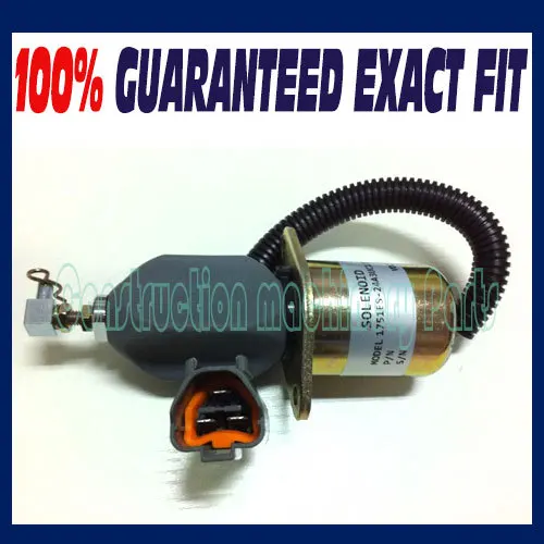 1751ES-24A3UC12B1S Fuel Shutdown Solenoid For Hyundai Excavator R60-5 Yanmar | Generator Parts &amp Accessories