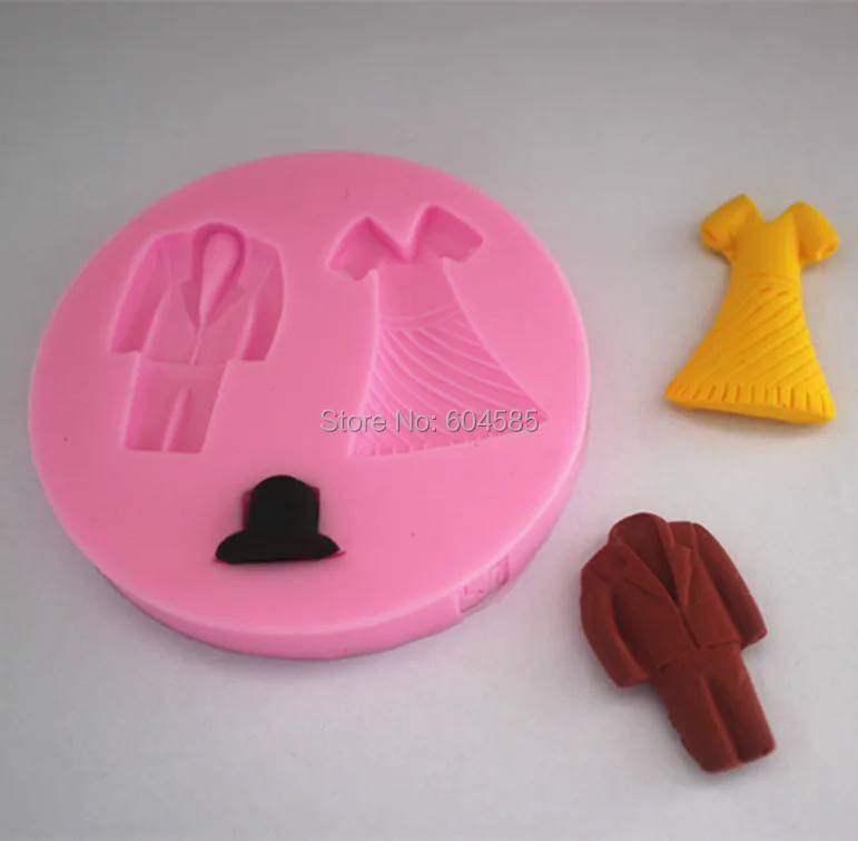 Силиконовая форма с 3d-рисунком для костюма и платья FM124 | Дом сад