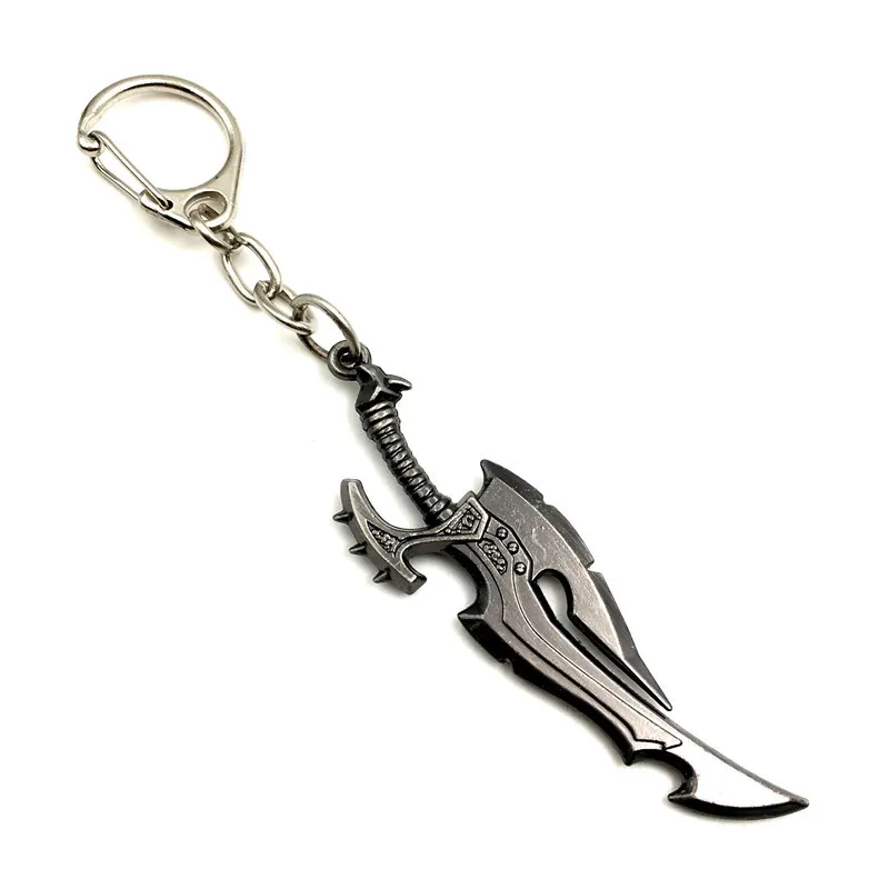Игра WOW маленькое оружие Модель 6 см кольцо для ключей из сплава кулон брелок для фанов сувенир ювелирные изделия