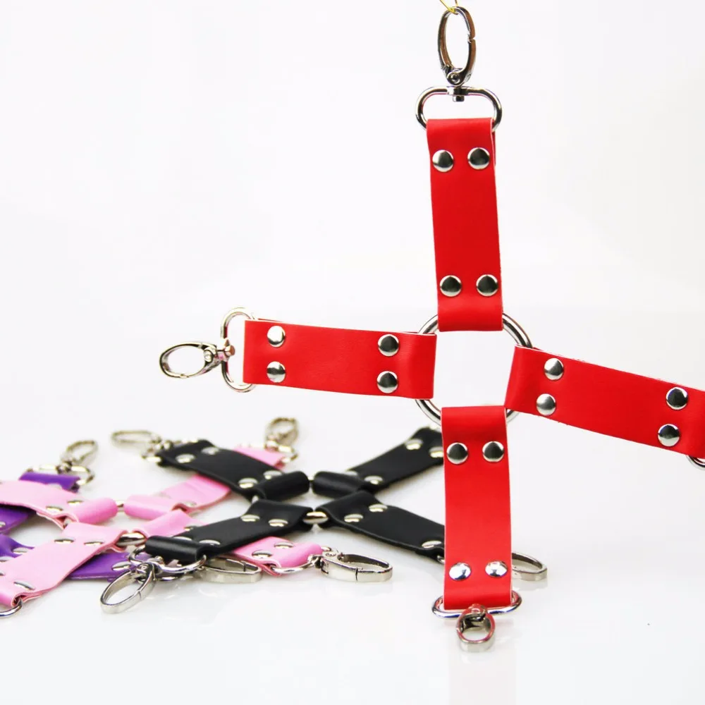 Крест для наручников бандаж ног ремень SM игрушка из искусственной кожи в