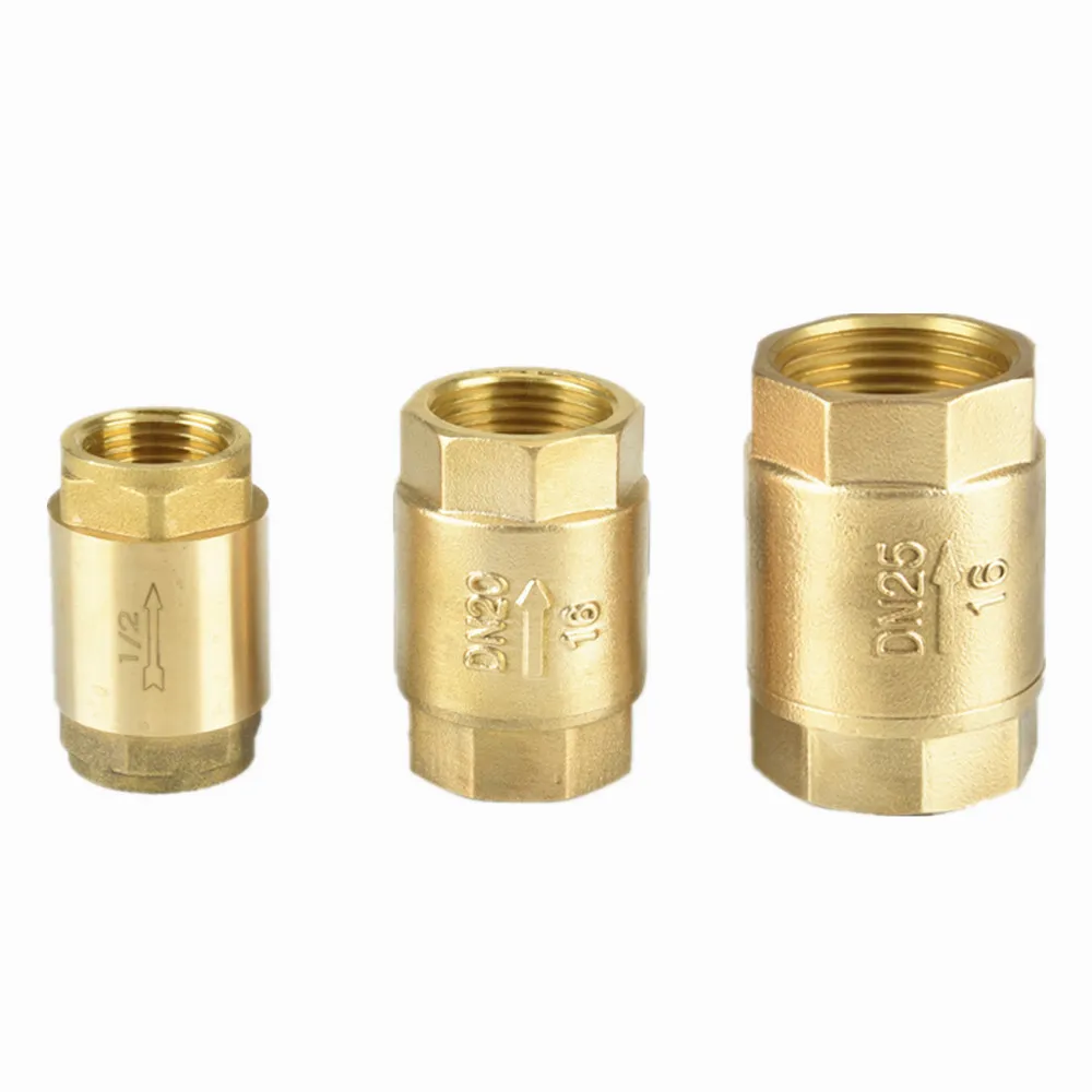 Латунный 1/" 3/4" " 1-1/4" 1-1/" 2" с внутренней резьбой вертикальный обратный клапан