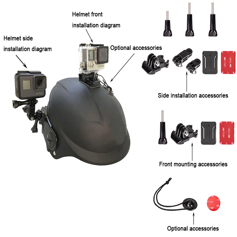 Lt рыбы для GoPro аксессуары набор Go Pro HERO6 5 4 3 &amp SJ4000/SJ5000/SJ6000 /SJCAM Сяо Mi Yi К/M20 К/akaso |