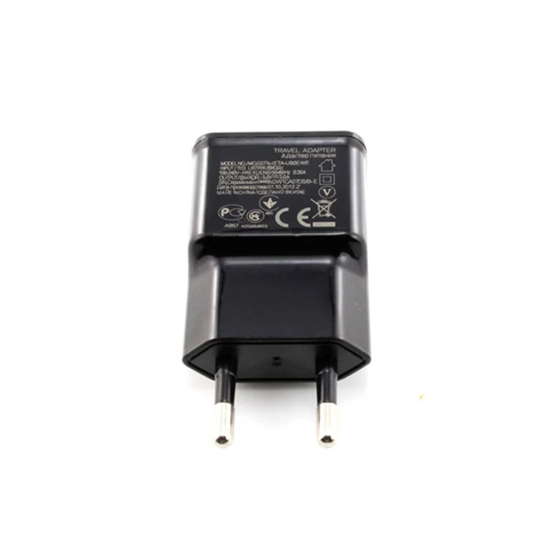 Сетевое зарядное usb устройство с вилкой европейского стандарта портативное для