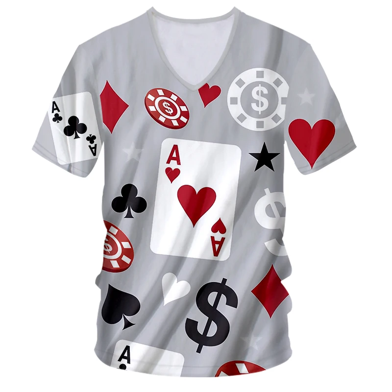 OGKB футболка с v образным вырезом для мужчин/женщин забавным принтом и красочным