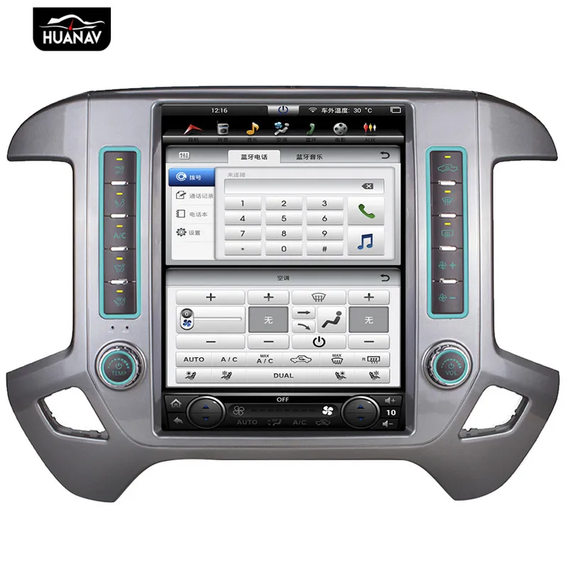 Android 8,1 Tesla стиль автомобильный dvd-плеер gps навигация для Chevrolet Silverado для GMC Sierra+ радио плеер стерео Мультимедиа