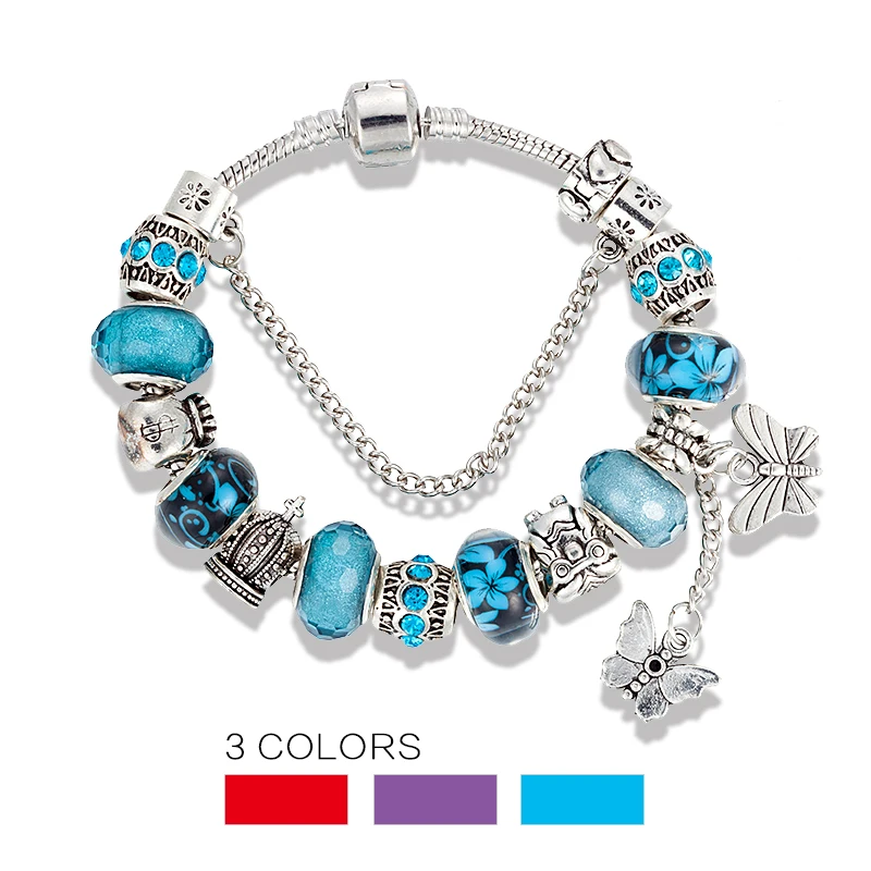 ANNAPAER браслеты из нитей с подвесками в виде бабочек оригинальные для женщин