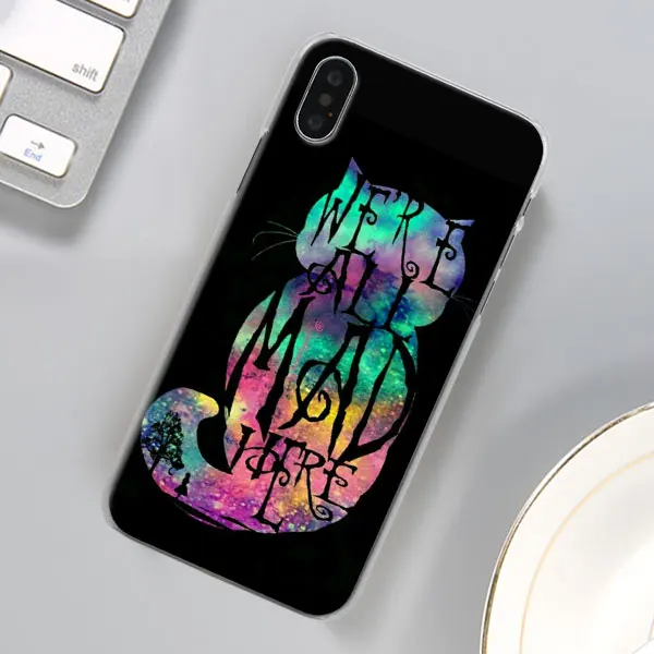 Алиса в стране чудес Чеширский кот чехол для телефона для Apple iPhone X XR 7 8 Plus 6 6s Plus XS MAX 11 Pro Max SE чехол для телефона Coque - Цвет: 06
