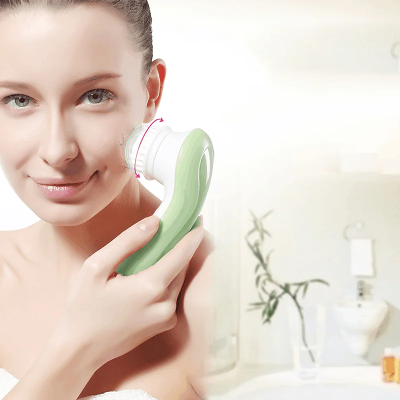 TOUCHBeauty 3 in1 Вращающаяся щетка для чистки лица костюм для мальчиков, футболка+ штаны с 3 замены щетки, 2 Скорость настройки с коробка для хранения TB-0759A