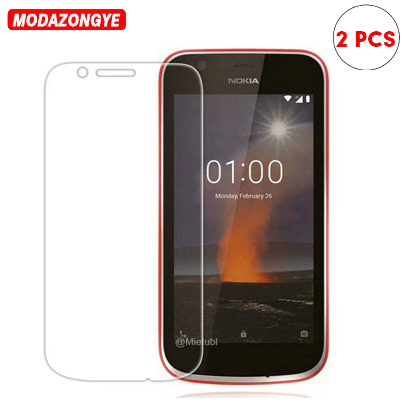 2 шт. для Nokia 1 закаленное стекло 2018 Защитная пленка экрана 9H Защитное Nokia1 TA 1047 1056