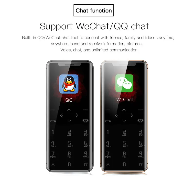 Тонкий телефон с двумя sim-картами GSM Bluetooth фонарик детский телефон с картой