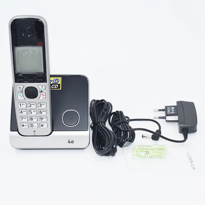 Английский Пособия по испанскому языку Dect 6 0 цифровой беспроводной телефон с Call ID