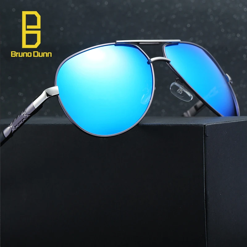 Bruno Dunn Aluminum Men Sunglasses Polarized Luxury Mercedes Brand Sun glases for Driving oculos aviador escuro gunes gozlugu images - 3