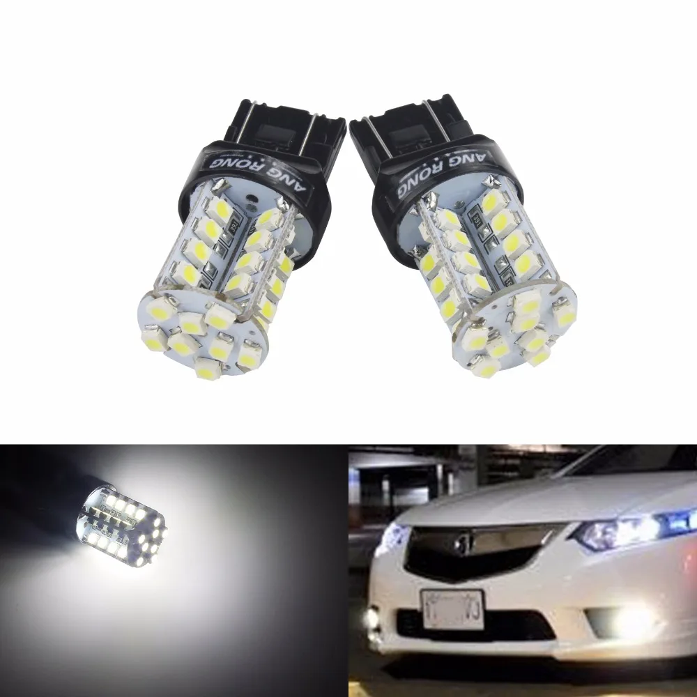 ANGRONG 2x7443 580 W21/5W лампочка 40 SMD светодиодный бокосветильник обратный индикатор