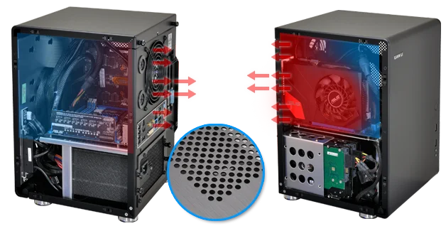 Lian li lianli pc-q33 mini itx чехол для компьютера usb3.0
