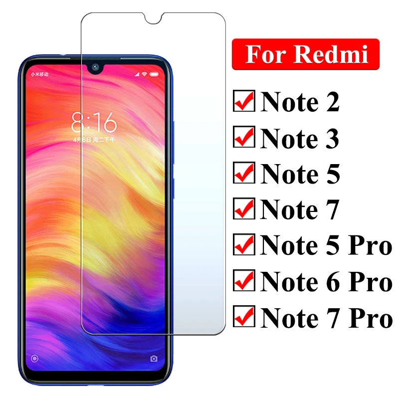 Note 4x закаленное стекло для redmi note 6 7 5 3 2 Pro Tremp Kisiomi Xiami Защитная пленка