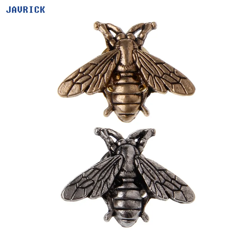 JAVRICK винтажные металлические пчелы булавки крошечные насекомые Броши Новинка