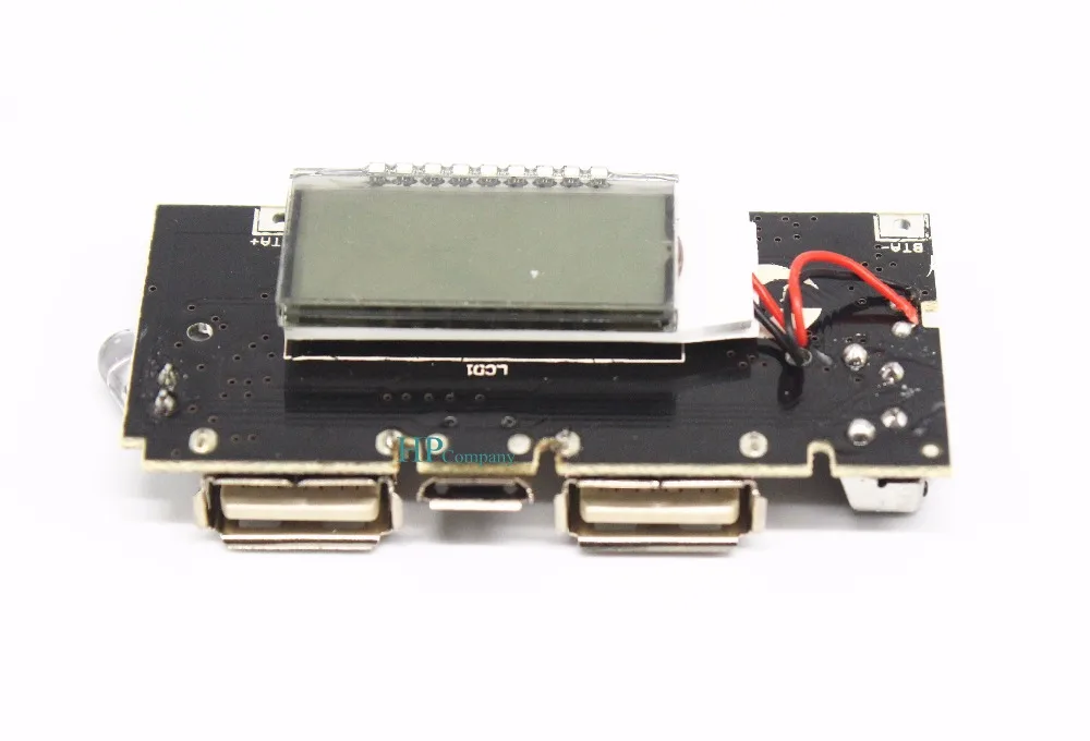 Модуль питания печатной платы с двойным USB 18650 для зарядки аккумуляторов 5 В 1 А а