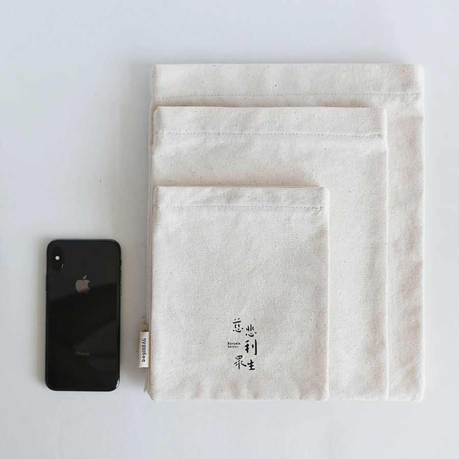 

Multifunctional Durable Canvas Storage Bag Charger Pouch Cable Eco Friendly Products Woreczki Strunowe Christmas Storage 60A23