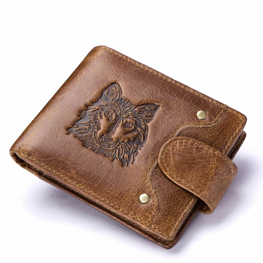 Genuine Leather Men Wallets Coin Pocket Zipper Men's Fashion Wallet with High Quality Male Purse Cartera Portomonee | Багаж и сумки
