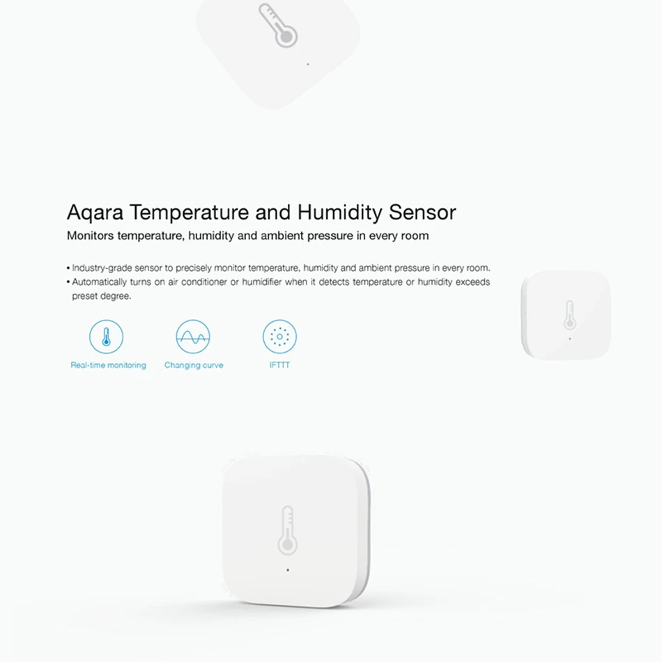 Mi jia Aqara температурный & Hu mi датчик дности термометр гигрометр Atmos версия для ухода