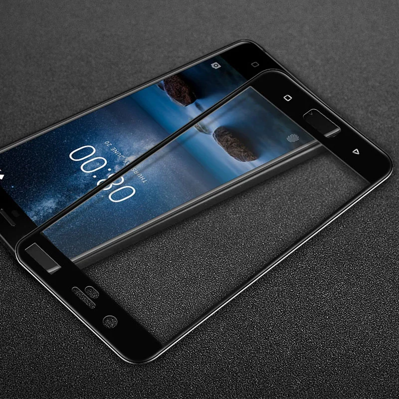 Imak полное покрытие из закаленного стекла для Nokia 8 Противоударная защита дисплея