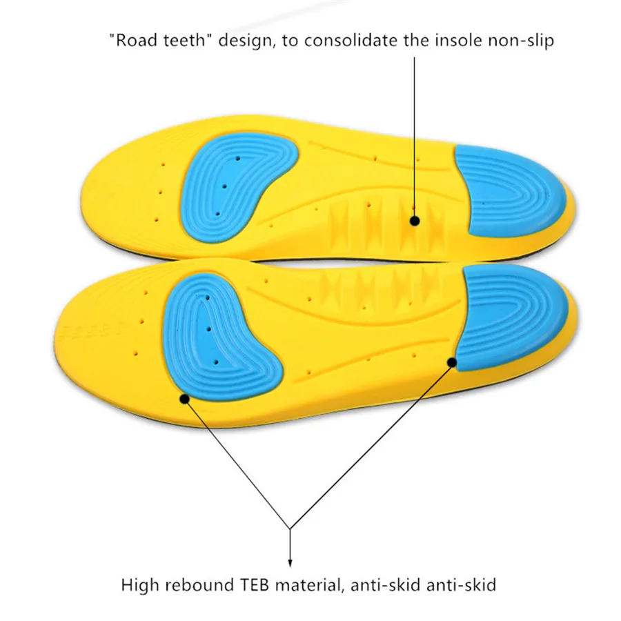 

Sports insole female male winter shock thickening sweat deodorant breathable insoles soft arm training runner