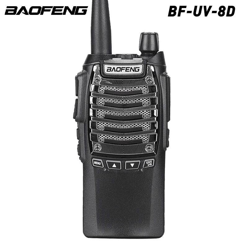 Топ Оригинал Baofeng UV 8D Walkie Talkie 8 Вт 128 каналов без рук км УВЧ 400 480 МГц портативное