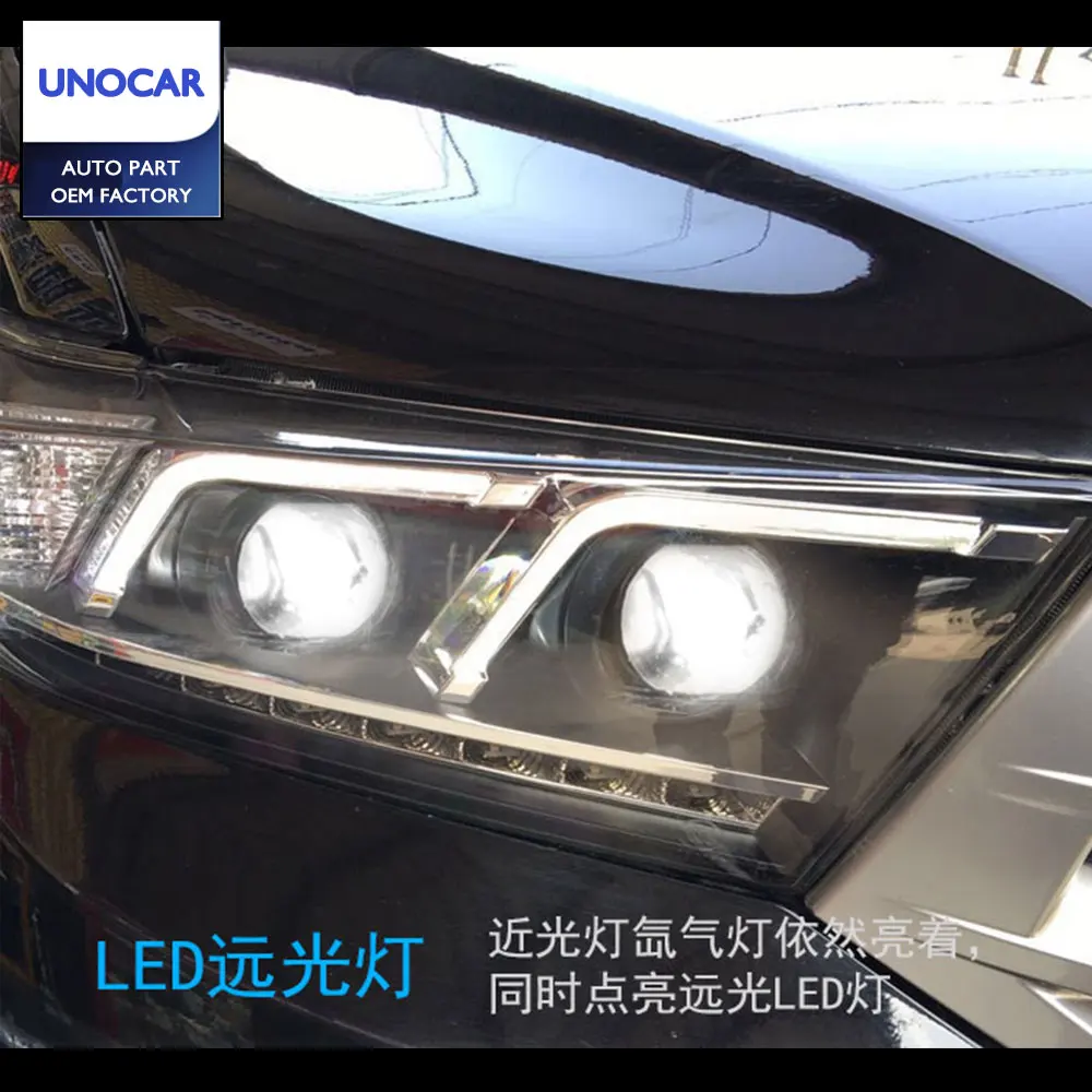 Стайлинг для Prado светодиодный фары 2014 2015 DRL Объектив двойной луч H7 HID Xenon