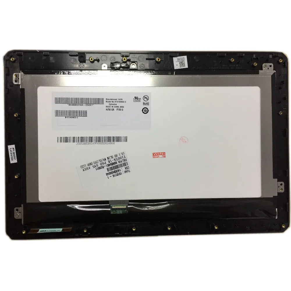 

For ASUS Transformer T100 T100TA FP-TPAY10104A-02X-H B101XAN02.0 LCD LED Touch Screen Digitizer Assembly + FRAME