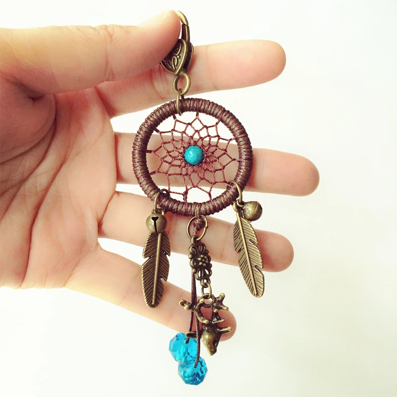 

Small Dream Catcher Car Key Chain Bag Clip Decors Gift Free Shipping