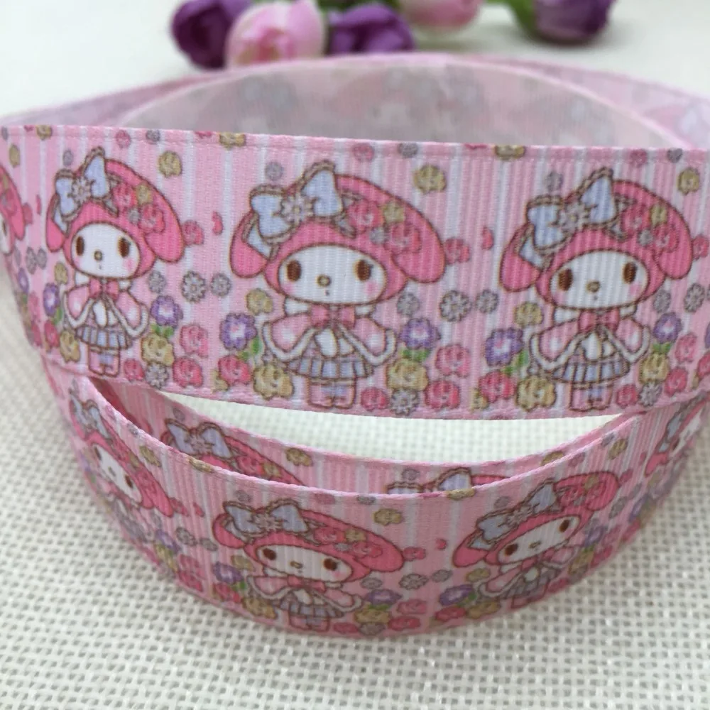 1 ''(25 мм японская лента с рисунком из мультфильма grosgrain сделай сам бант для
