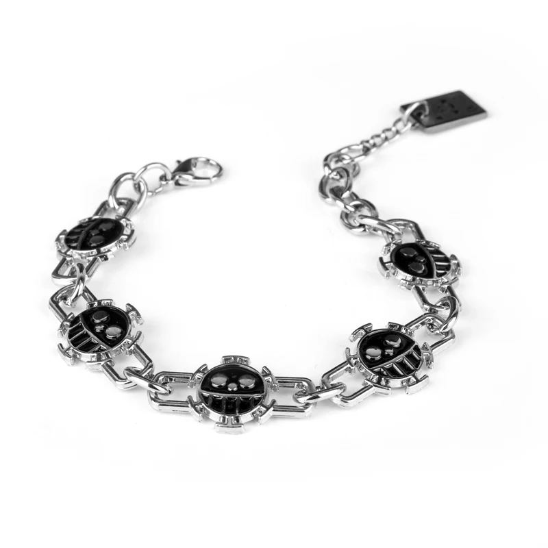 Кулон для женщин браслет с анимэ со смайликом черепом ювелирные изделия подарок
