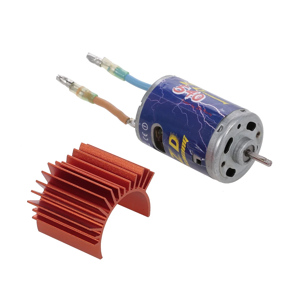 Щеточный двигатель ZD Racing 540 8 5 T с 45A ESC комплект охлаждающих вентиляторов для
