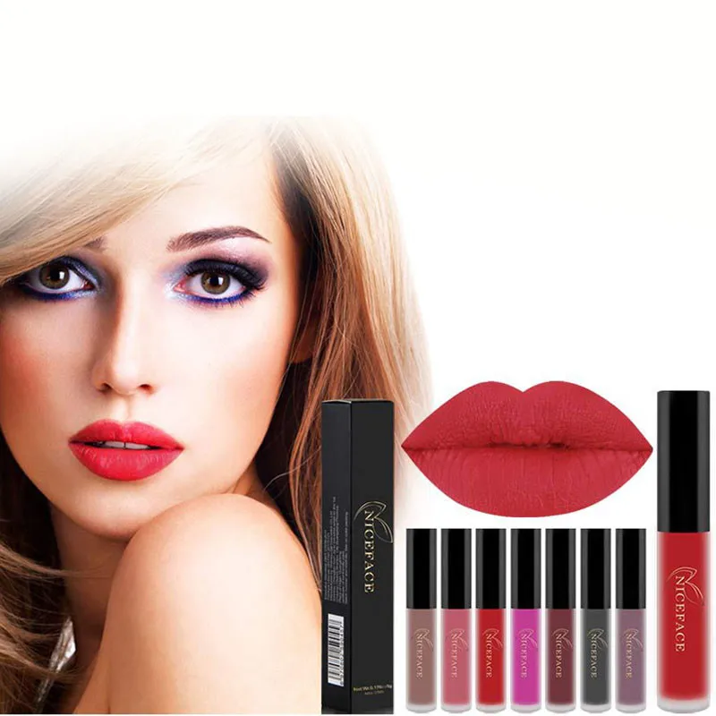 Жидкая матовая Водонепроницаемый Colorfast Помада Макияж Hydra длительное губ веса