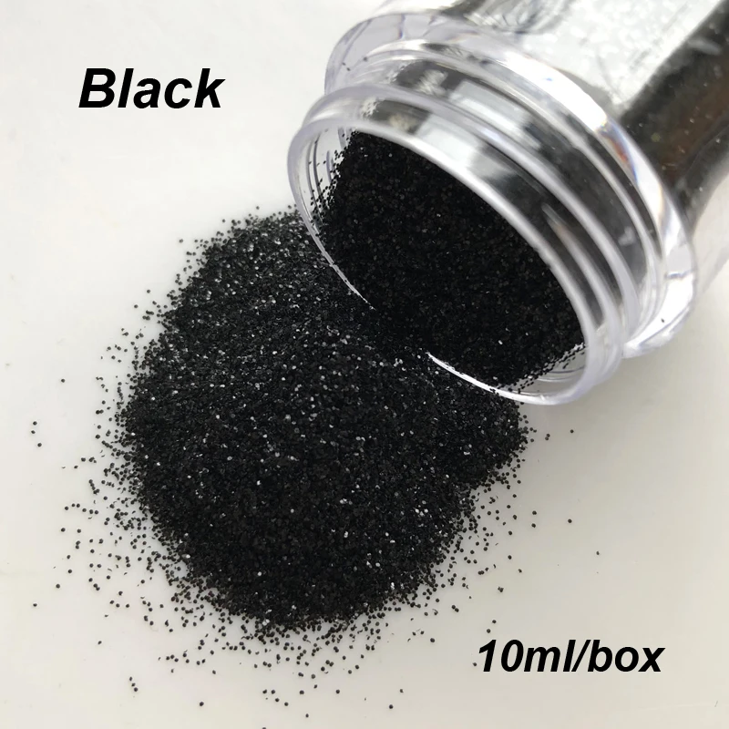 

10ml/bottle Black 0.2mm Tip Rhinestone Manicure Tools Nail Art Decoration Flash Glitter Polish Nail Glitter Powder Dust #411