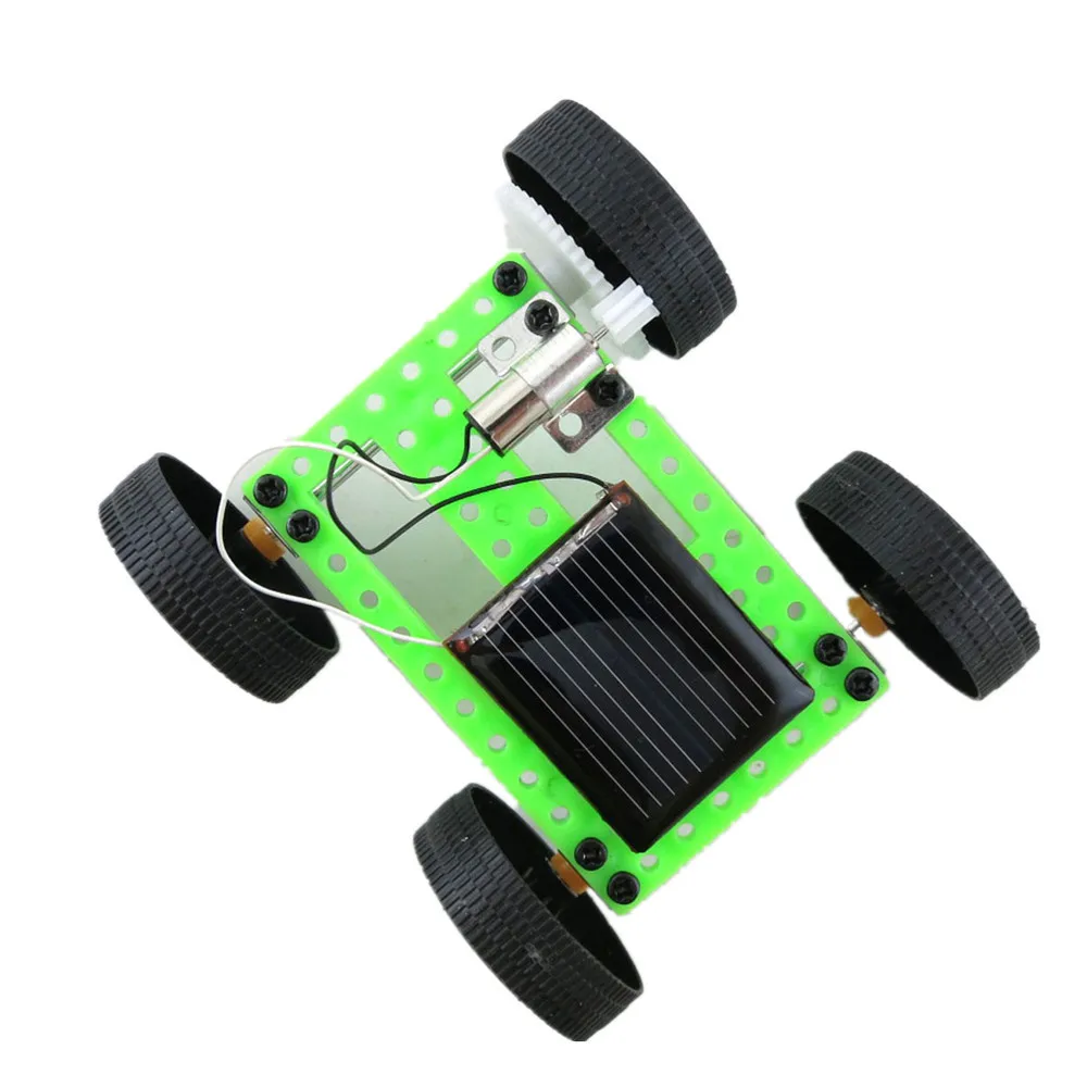 1 Набор мини игрушка на солнечных батареях DIY автомобильный набор Детский