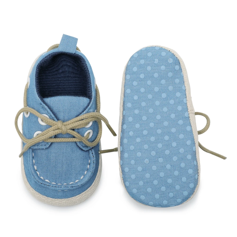 Однотонная парусиновая обувь для маленьких мальчиков и девочек начинающих