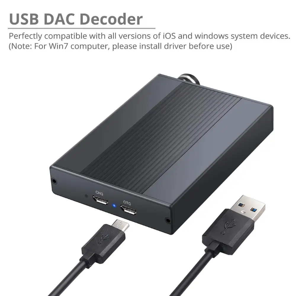 Proster USB DAC DSD усилитель для наушников портативный Amp 3 5 мм аудио Rechargeble HiFi MP3 MP4