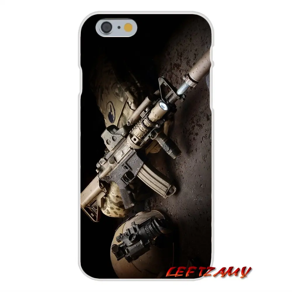 Accessories Phone Cases Covers For Samsung Galaxy S3 S4 S5 MINI S6 S7 edge S8 S9 Plus Note 2 3 4 5 8 Army Fan Weapons Guns | Мобильные