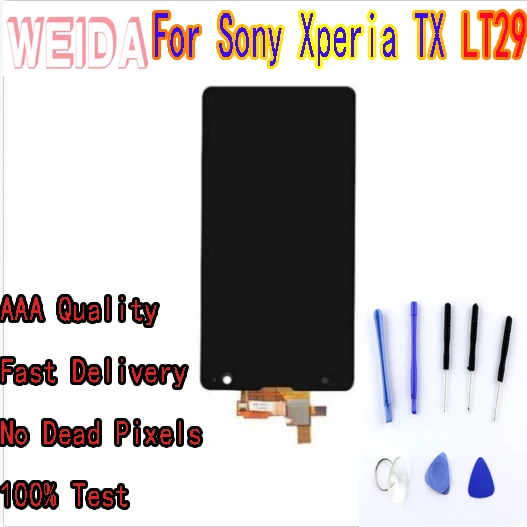 ЖК дисплей WEIDA 4 6 ''для Sony Xperia TX LT29 LT29i сенсорный экран с дигитайзером в сборе без
